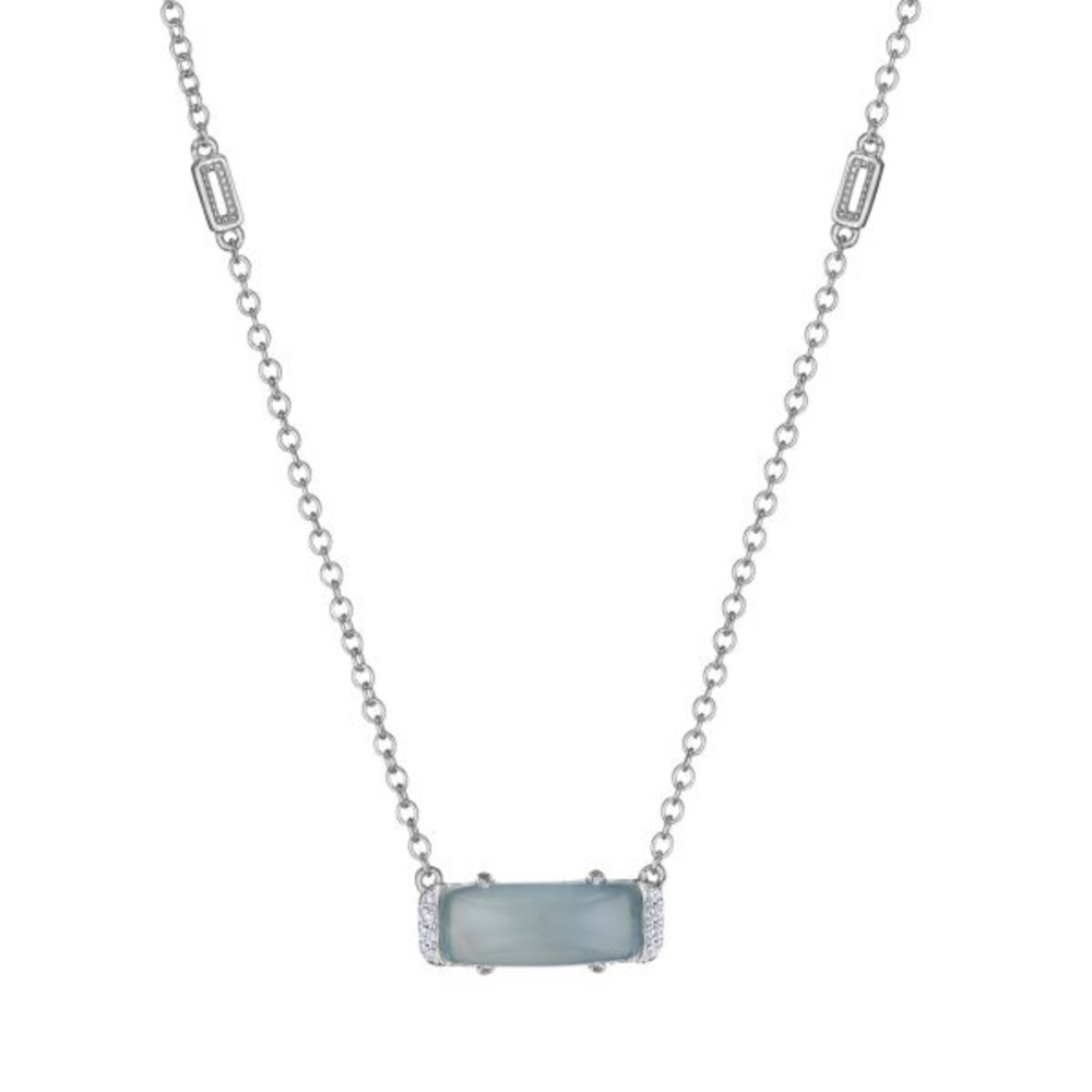 ✨New! Tacori Green Chalcedony and Diamond pendant✨